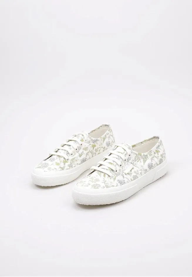 2750 FLORAR PRINT  Superga BASKETS PLATES