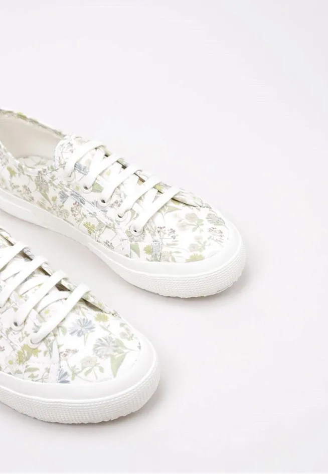 2750 FLORAR PRINT  Superga BASKETS PLATES