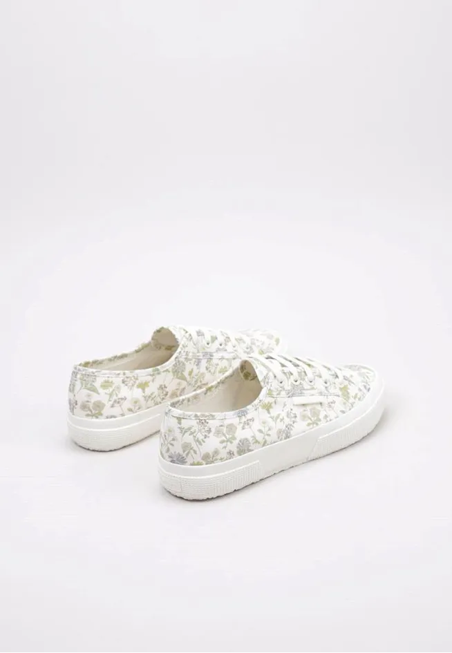 2750 FLORAR PRINT  Superga BASKETS PLATES