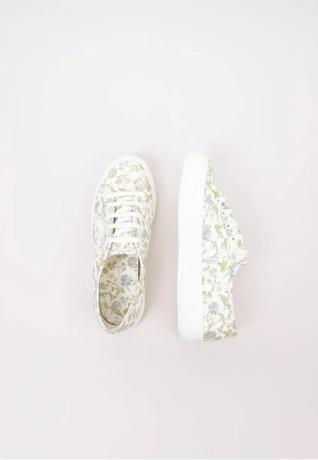 2750 FLORAR PRINT  Superga BASKETS PLATES