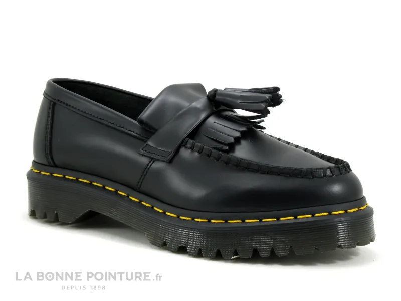 Achat chaussures Dr Martens Femme Mocassin, vente Dr Martens ADRIAN BEX 2695700 Black Smooth1  - Mocassin