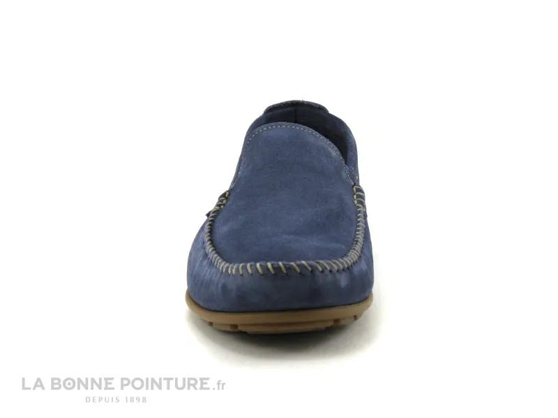 Achat chaussures Fluchos Homme Mocassin, vente Fluchos DORIAN F1091 Luxe Jeans - Mocassin souple Homme bleu