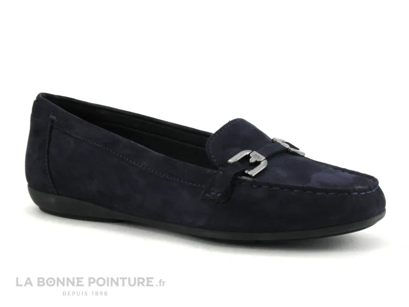 Achat chaussures Geox Femme Mocassin, vente Geox Annytah Moc A D84BMA dk blue - Mocassin Femme bleu marine