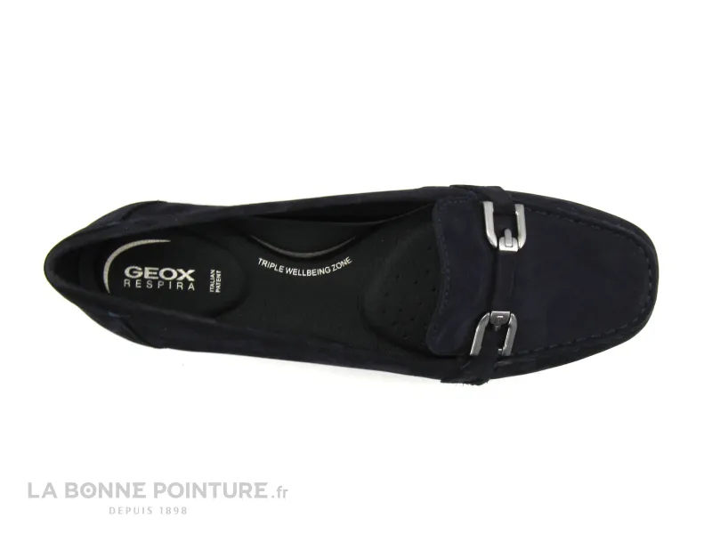 Achat chaussures Geox Femme Mocassin, vente Geox Annytah Moc A D84BMA dk blue - Mocassin Femme bleu marine