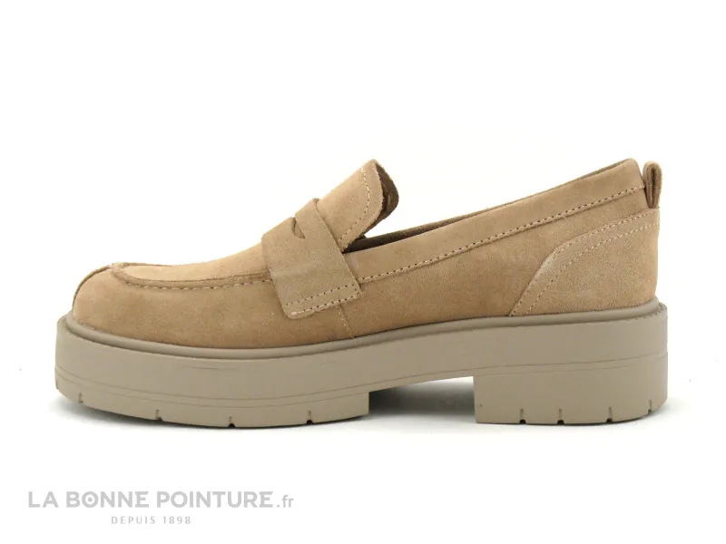 Achat chaussures Geox Femme Mocassin, vente Geox SPHERICA - D36VDI - Dk skin - Mocassin Femme beige