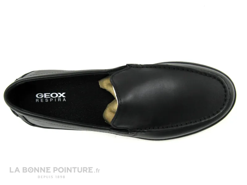 Achat chaussures Geox Homme Mocassin, vente Geox LEITAN U043QE Black - Mocassin noir Homme