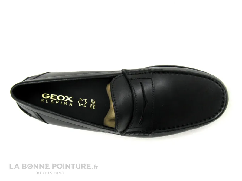 Achat chaussures Geox Homme Mocassin, vente Geox NEW DAMON U641ZB - Mocassin classique noir - Homme