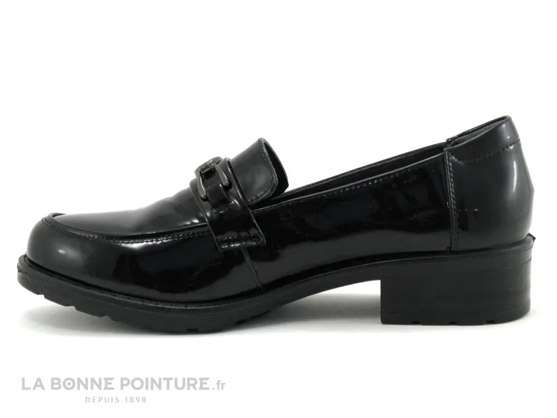 Achat chaussures Inéa Femme Mocassin, vente Inea JOUSSE Verni noir - Mocassin Femme