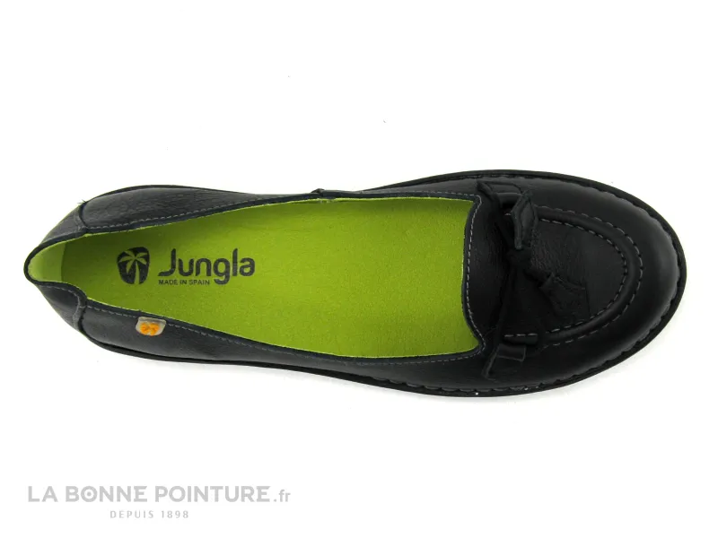 Achat chaussures Jungla Femme Mocassin, vente Jungla 8030 Negro - Mocassin Femme en cuir noir