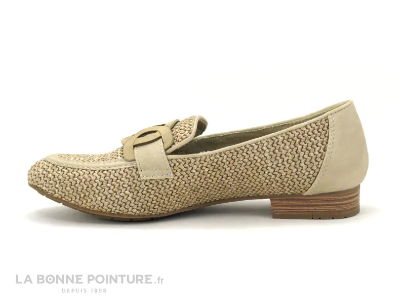 Achat chaussures Mustang Shoes Femme Mocassin, vente Mustang 1489-402-4 Beige - Mocassin Femme