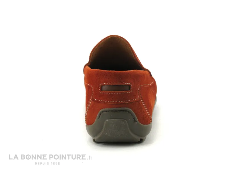 Achat chaussures Orland Homme Mocassin, vente Orland 2022 SW Muskat 166 - Mocassin Homme orange brique