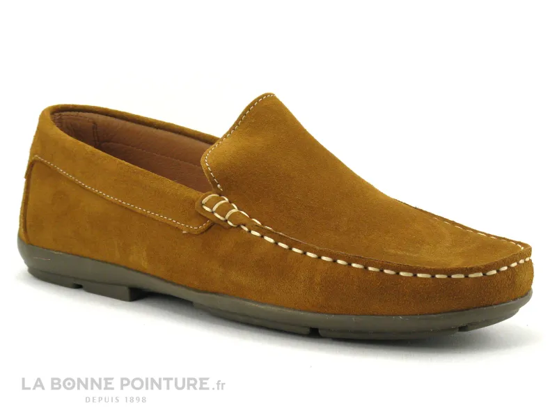 Achat chaussures Orland Homme Mocassin, vente Orland 2022 SW Setter - Mocassin Homme cuir velours marron camel