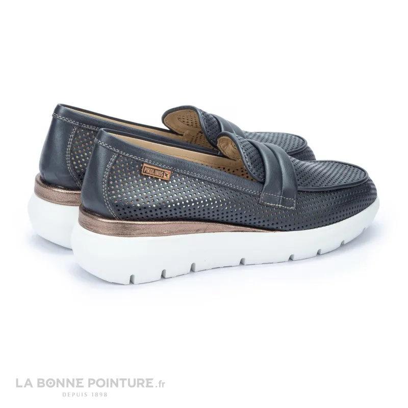 Achat chaussures Pikolinos Femme Mocassin, vente Pikolinos RUEDA W2A-3862CP 300 Blue - Mocassin Femme bleu marine