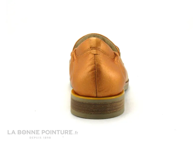 Achat chaussures Softwaves Femme Mocassin, vente Softwaves GABY 8-35-31-011 - Platino Pumpkin - Mocassin orange platine