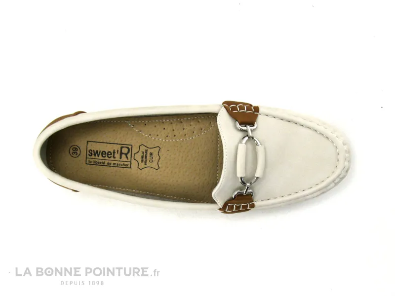 Achat chaussures Sweet R Femme Mocassin, vente Sweet R MACARE Beige et camel - Mocassin Femme