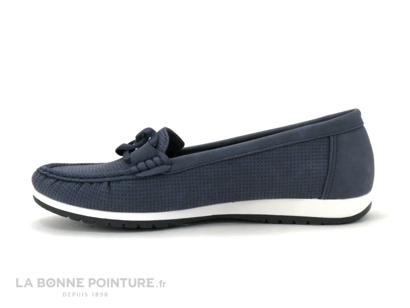 Achat chaussures Sweet R Femme Mocassin, vente Sweet R MUXE marine - Mocassin Femme bleu marine - 3 maillons