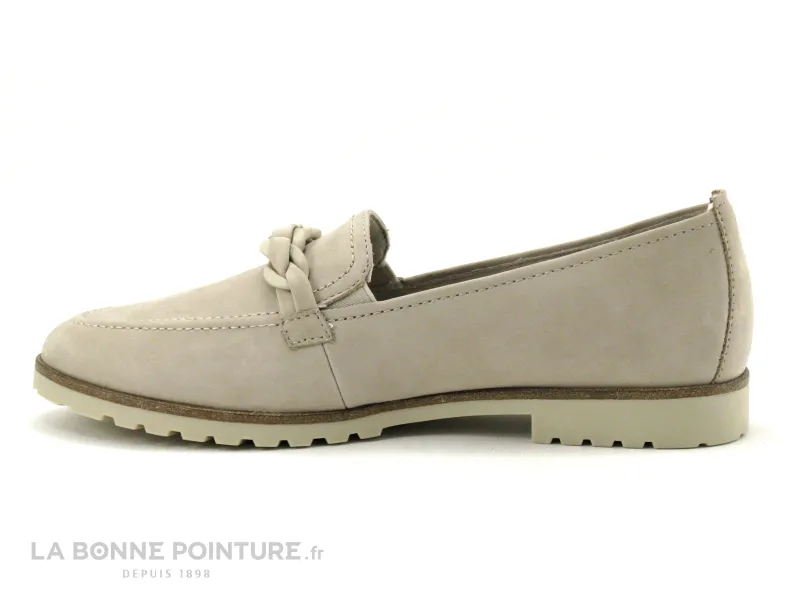 Achat chaussures Tamaris Femme Mocassin, vente Tamaris 1-24200-42 Taupe - Mocassin cuir beige - Femme