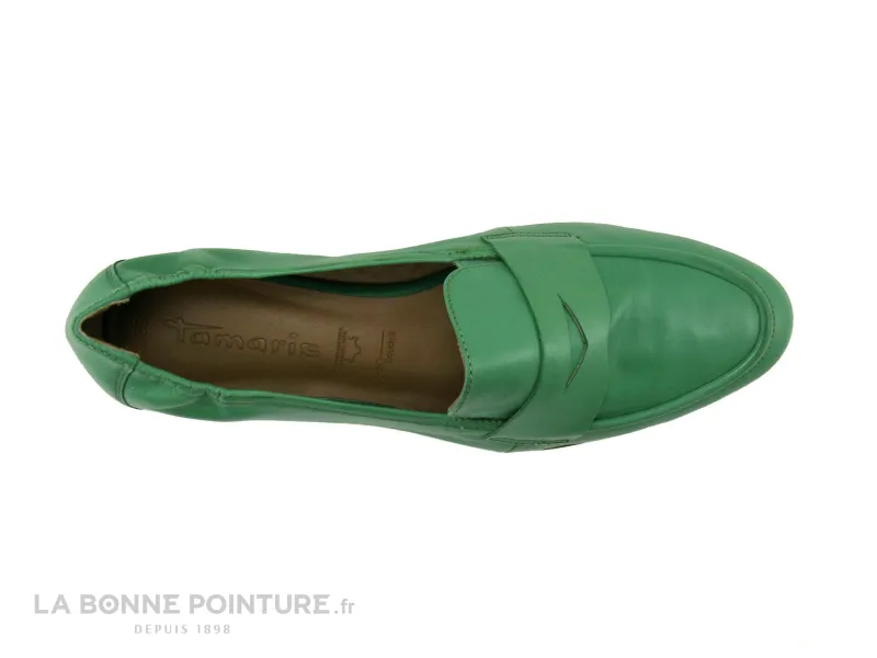 Achat chaussures Tamaris Femme Mocassin, vente Tamaris 1-24210-42-700 Green - Mocassin femme en cuir vert