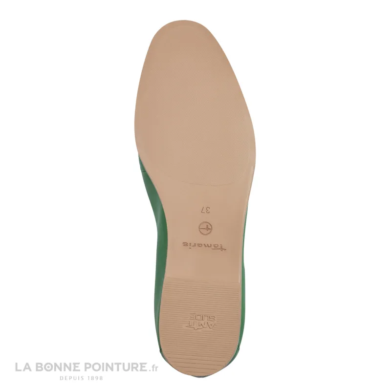 Achat chaussures Tamaris Femme Mocassin, vente Tamaris 1-24210-42-700 Green - Mocassin femme en cuir vert