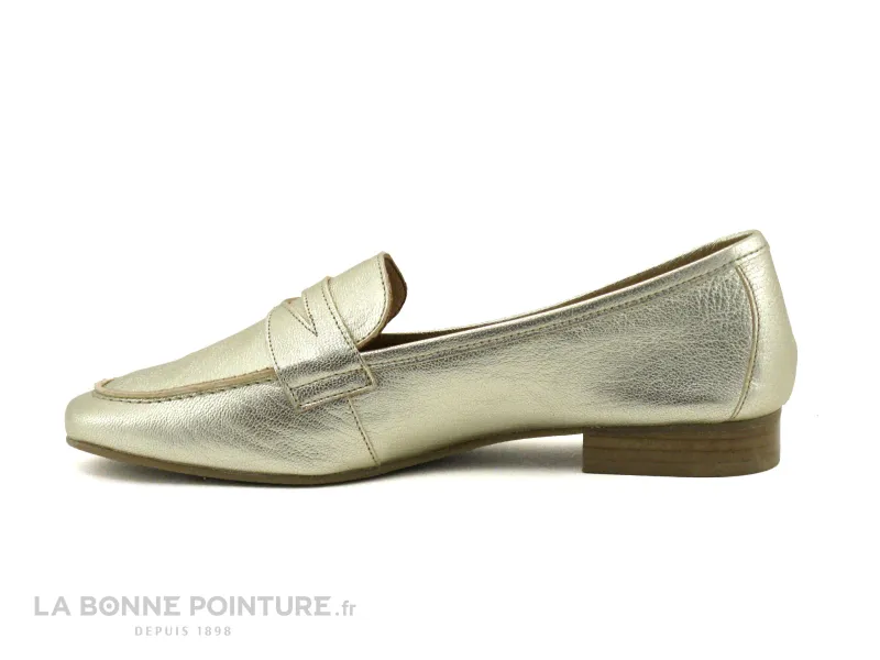 Achat chaussures We Do Femme Mocassin, vente We Do 12261 chevre metal carrara - Mocassin Femme Or