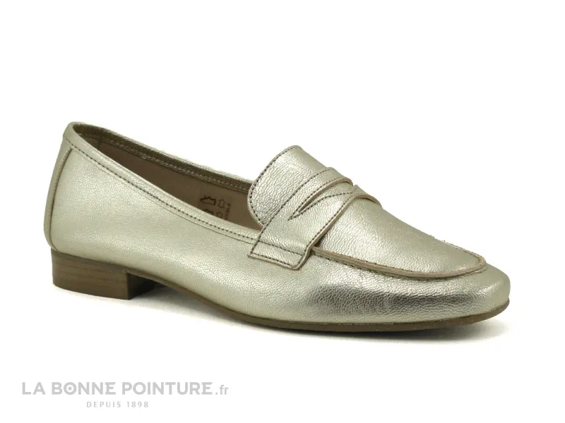 Achat chaussures We Do Femme Mocassin, vente We Do 12261 chevre metal carrara - Mocassin Femme Or