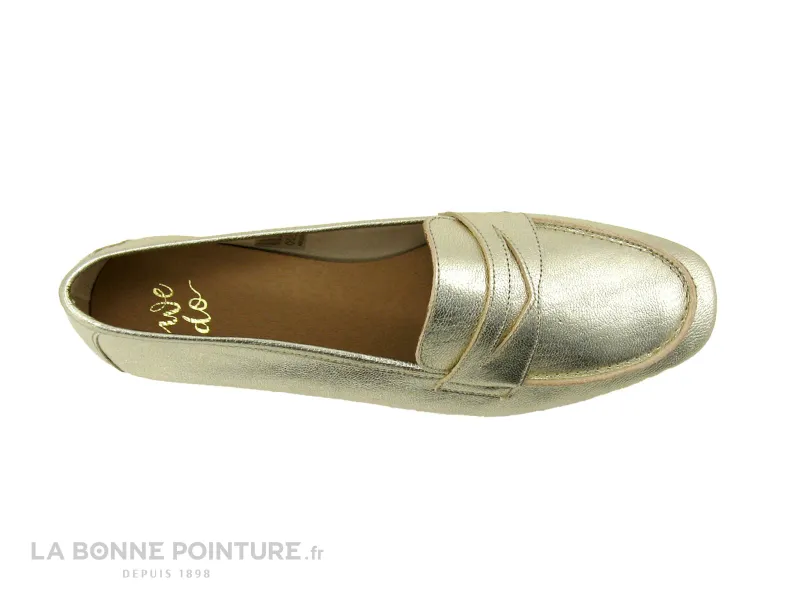 Achat chaussures We Do Femme Mocassin, vente We Do 12261 chevre metal carrara - Mocassin Femme Or