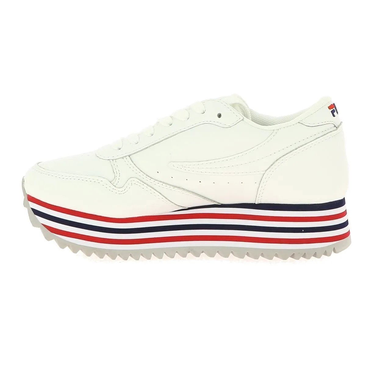 Baskets mode Fila orbit zeppa strip wmn blanc