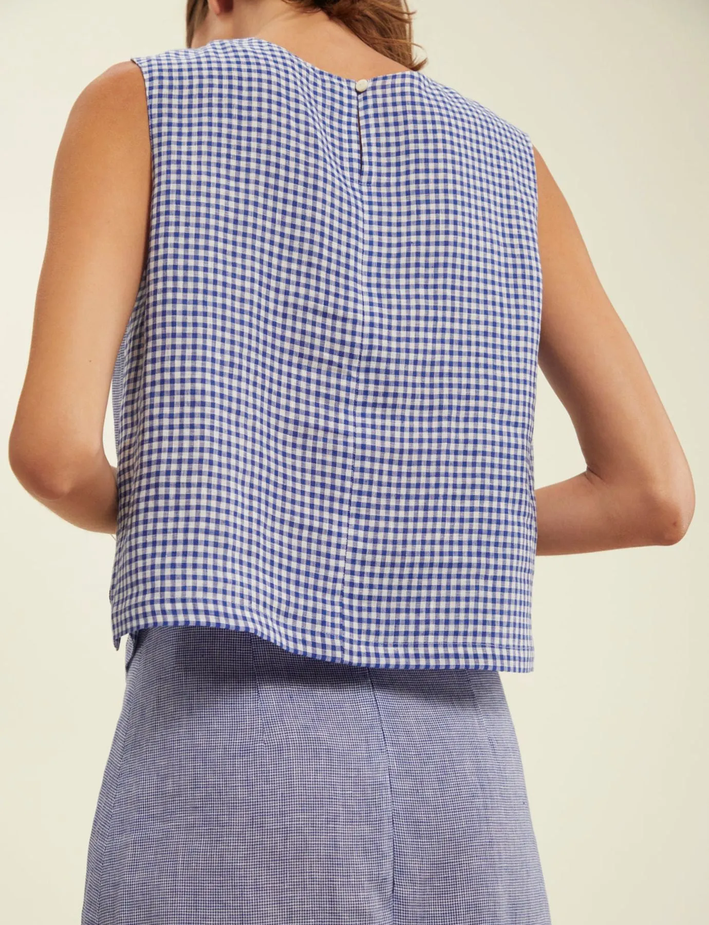 Blouse Albert lin bleu