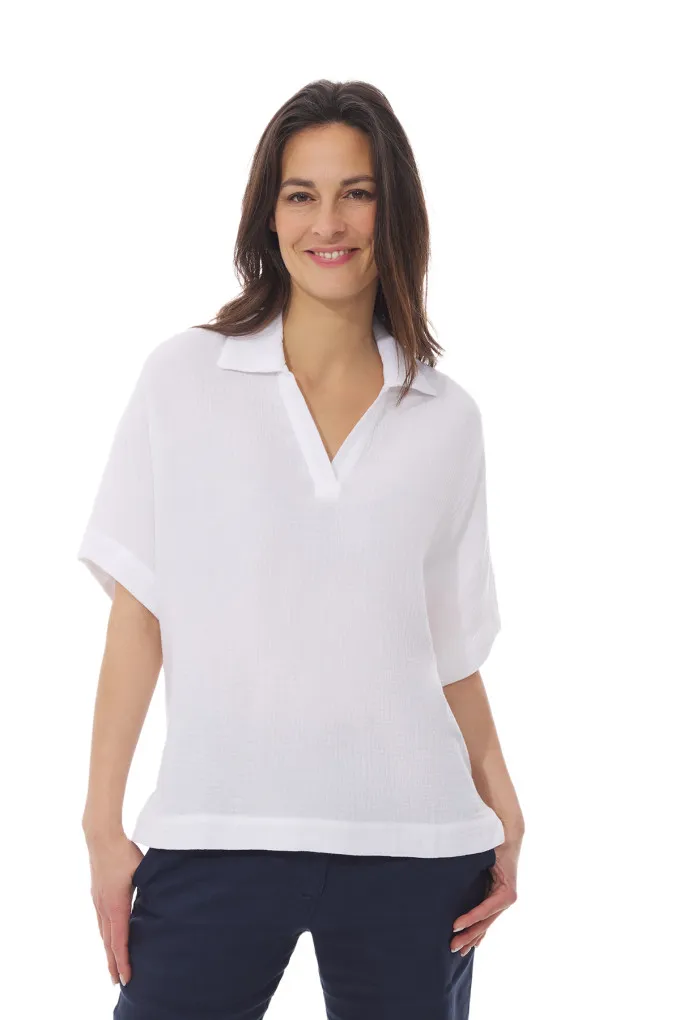 Blouse en gaze de coton | Mousqueton