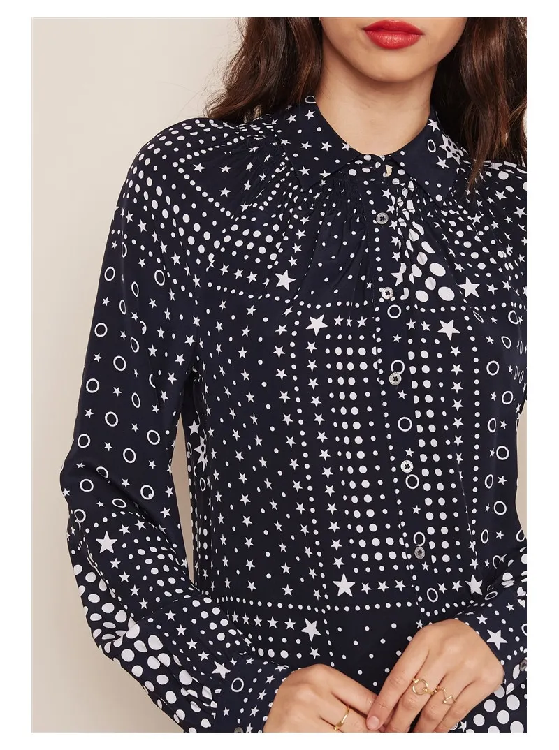 Blouse en soie imprimée Tommy Hilfiger