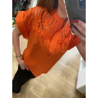 Blouse Lina - Orange - SUNCOO