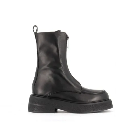 Bottines Zora cuir noir