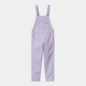 Carhartt WIP - Salopette en toile lavande femme