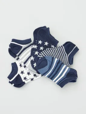 Chaussettes invisibles - Lot de 5 - Multicolore