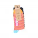 Chaussettes Multicolores À Talons Turquoise - UNABUX