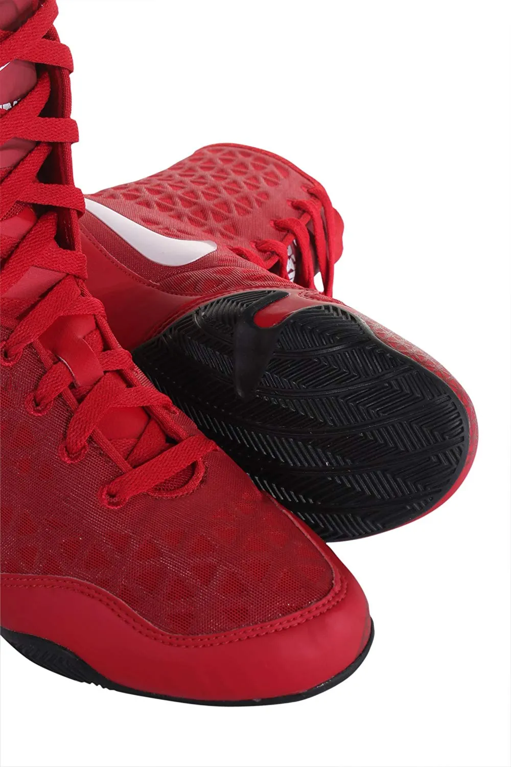 Chaussures de boxe Nike KO - Rouge/Blanc