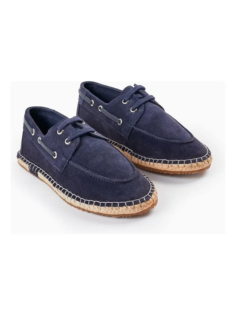 Chaussures Mocassins en Cuir pour Garçon  CÉRÉMONIE - Bleu foncé