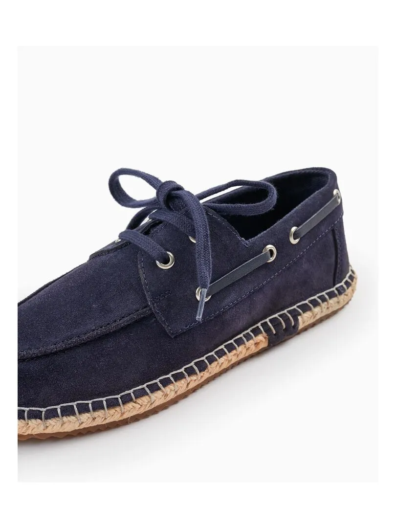 Chaussures Mocassins en Cuir pour Garçon  CÉRÉMONIE - Bleu foncé