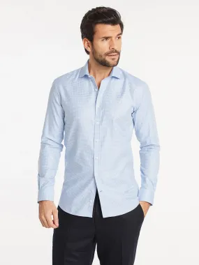 Chemise cintrée Smith ciel - Grandes longueur de manches