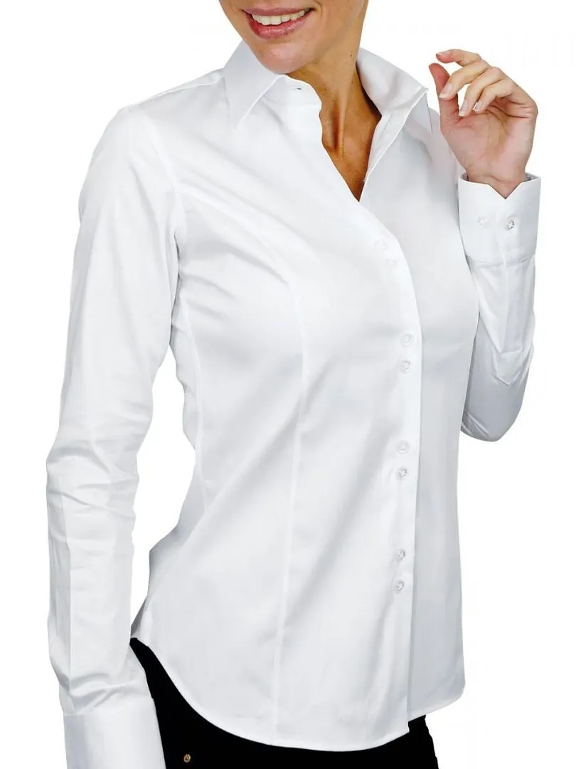 Chemise col italien CLEVELAND - Blanc