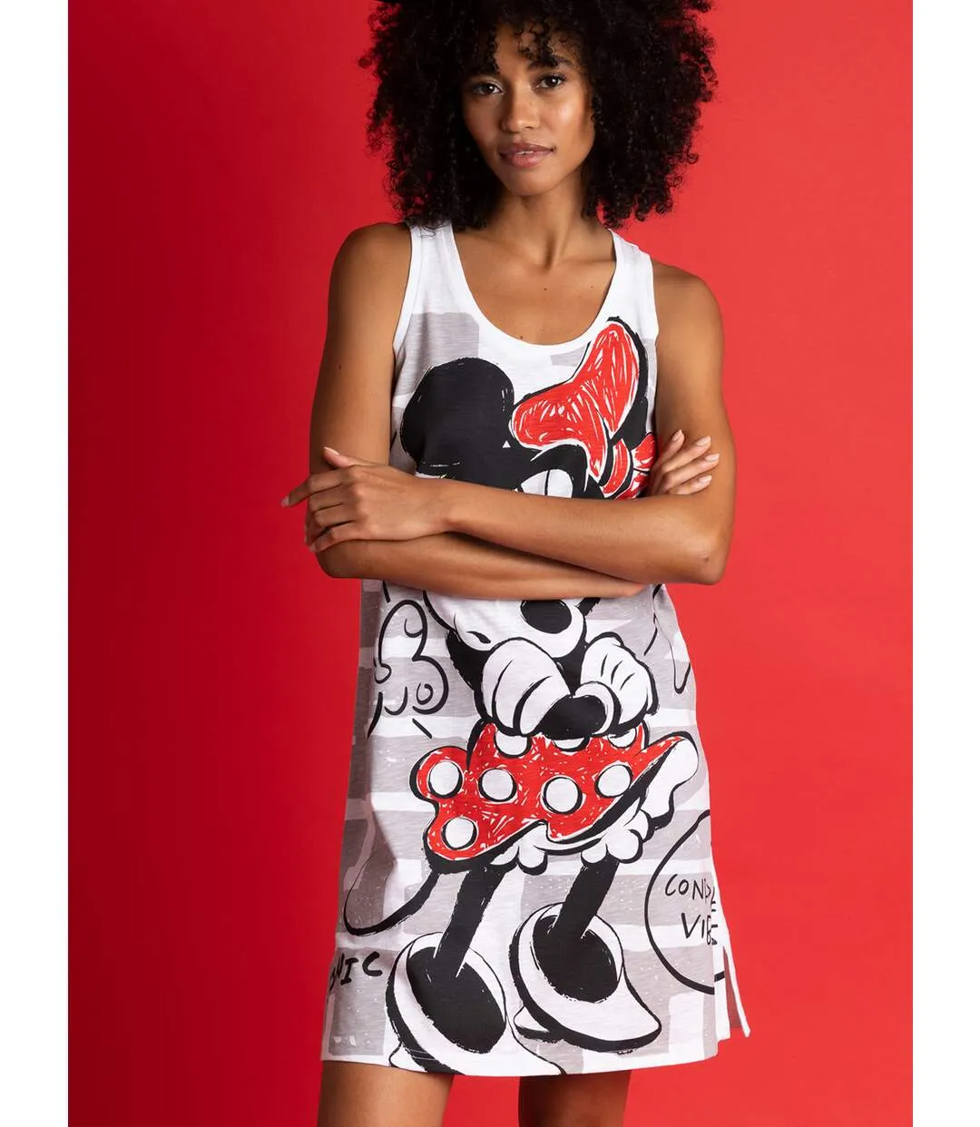 Chemise de nuit sans manches Stay True Disney Admas