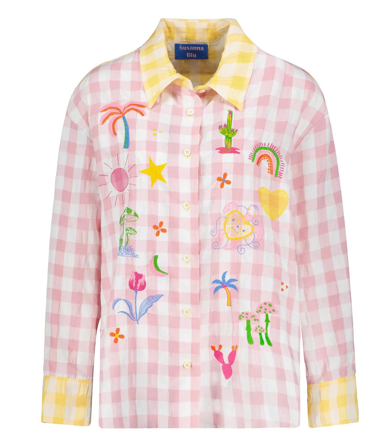 Chemise Ibisco Rose et Blanc Susanna Blu - Jane de Boy