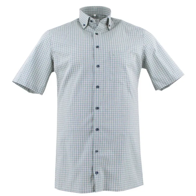 chemise Marvelis Modern Fit à carreaux verts