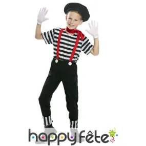 Costume de mime pour enfant