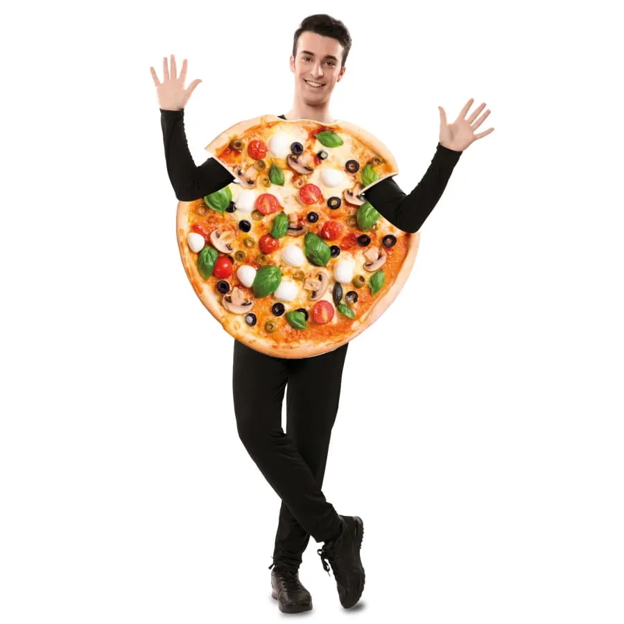 Costume de pizza végétarienne pour adulte