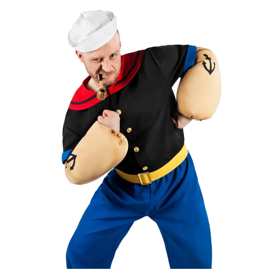 Costume de Popeye avec gros bras