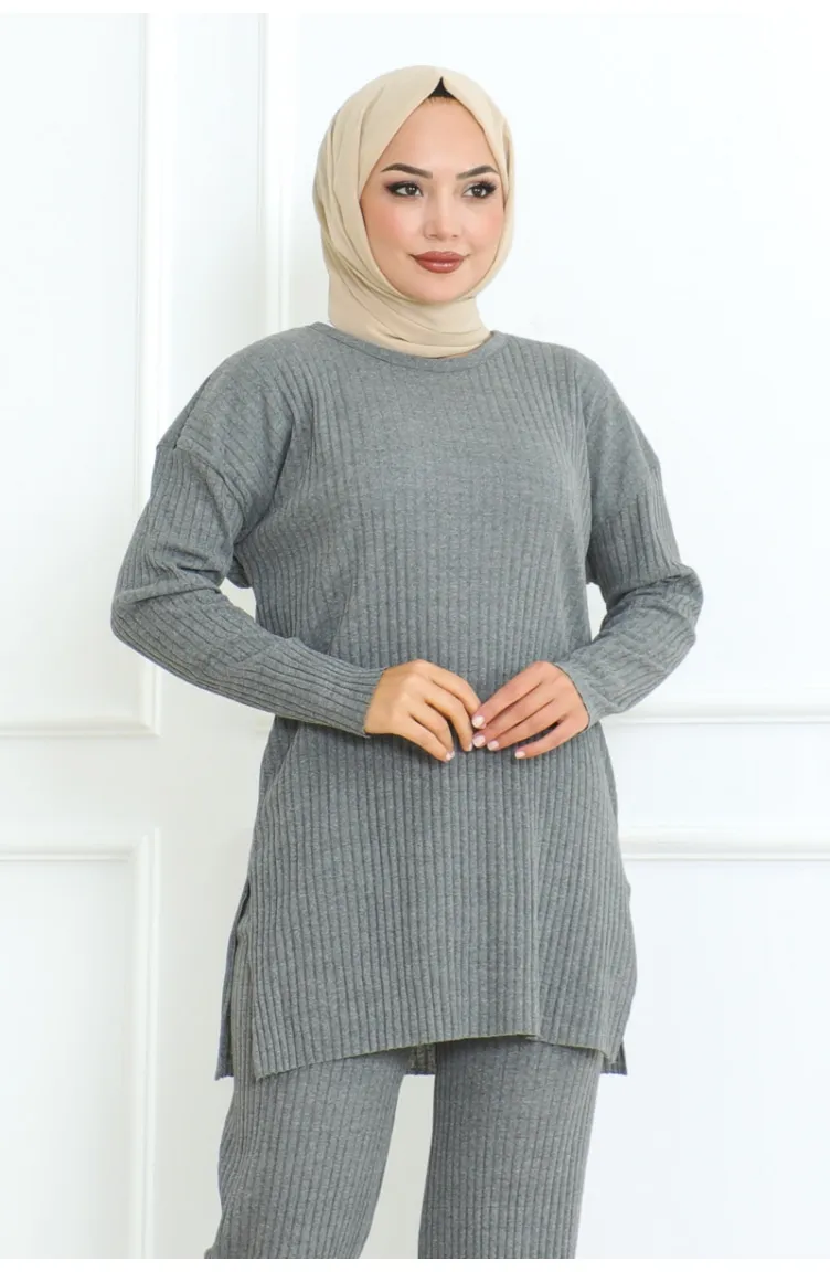 Costume Velours Côtelé Océan 152-02 Gris 152-02