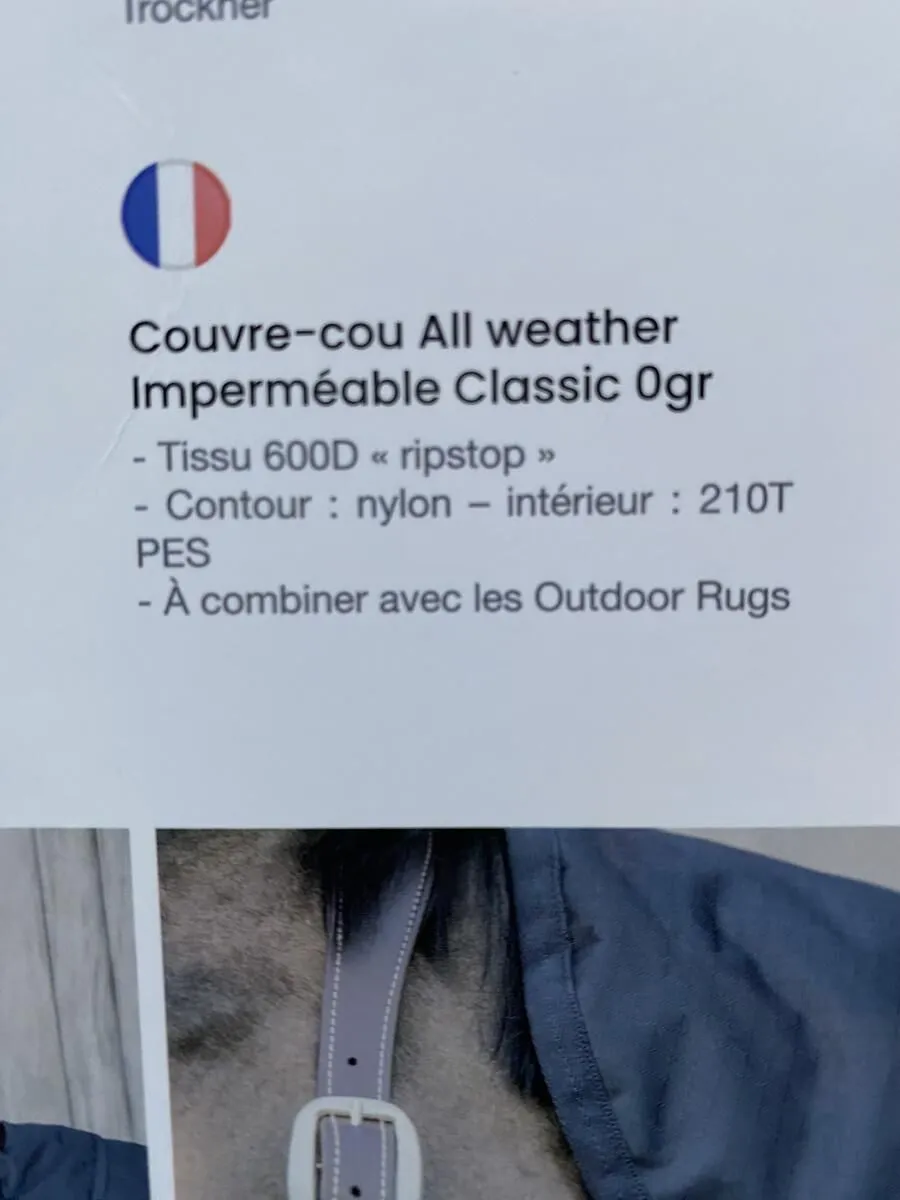 Couvre cou neuf - KENTUCKY 0g