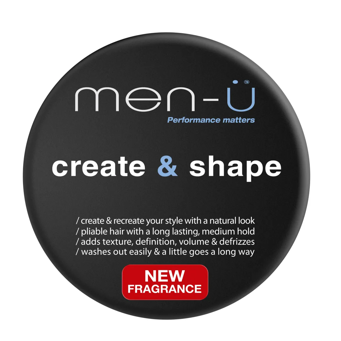 Create & Shape Cire De Coiffage Tenue Moyenne Et Brillance Naturelle Men-ü - Gel & Cire Cheveux Homme sur MenCorner