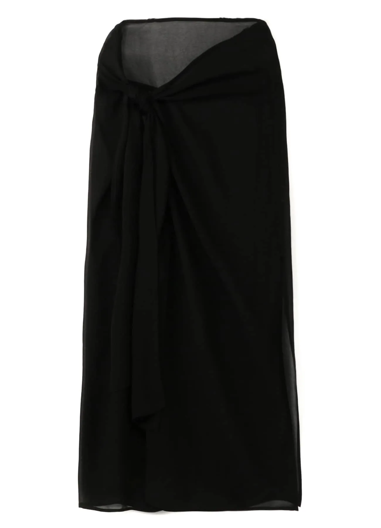 Cu/Chiffon Waist Knot Skirt